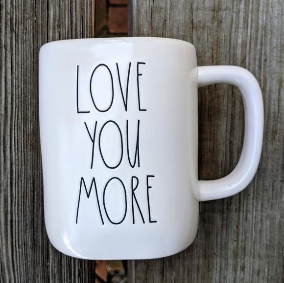 RAE DUNN " Love You More" Coffee Mug NWT
